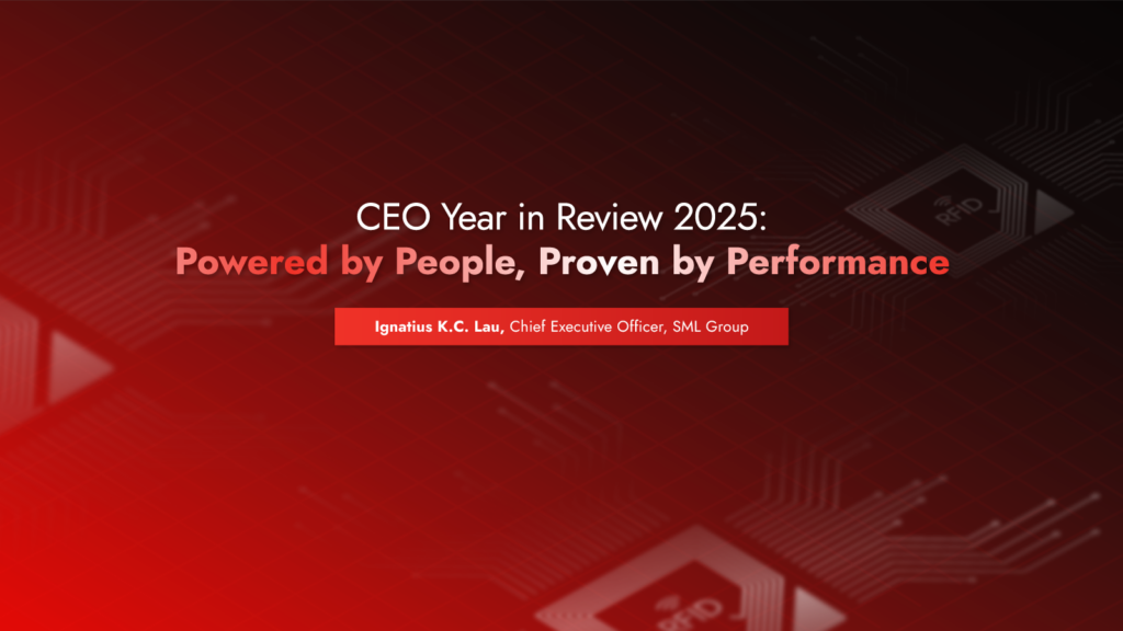 Hero image for CEO Year in Review 2025 featuring the theme Powered by People, Proven by Performance by SML Group